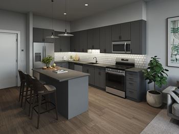 Modern Kitchen at Aviator Lofts, Newport News, 23602